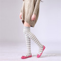 WSP-618 Cotton Over Knee High Women Knitted Socks Good Quality Socks